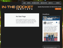 Tablet Screenshot of inthepocketartists.com